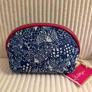 Lilly Pulitzer Target Blue and White Upstream Patterned Small Bag